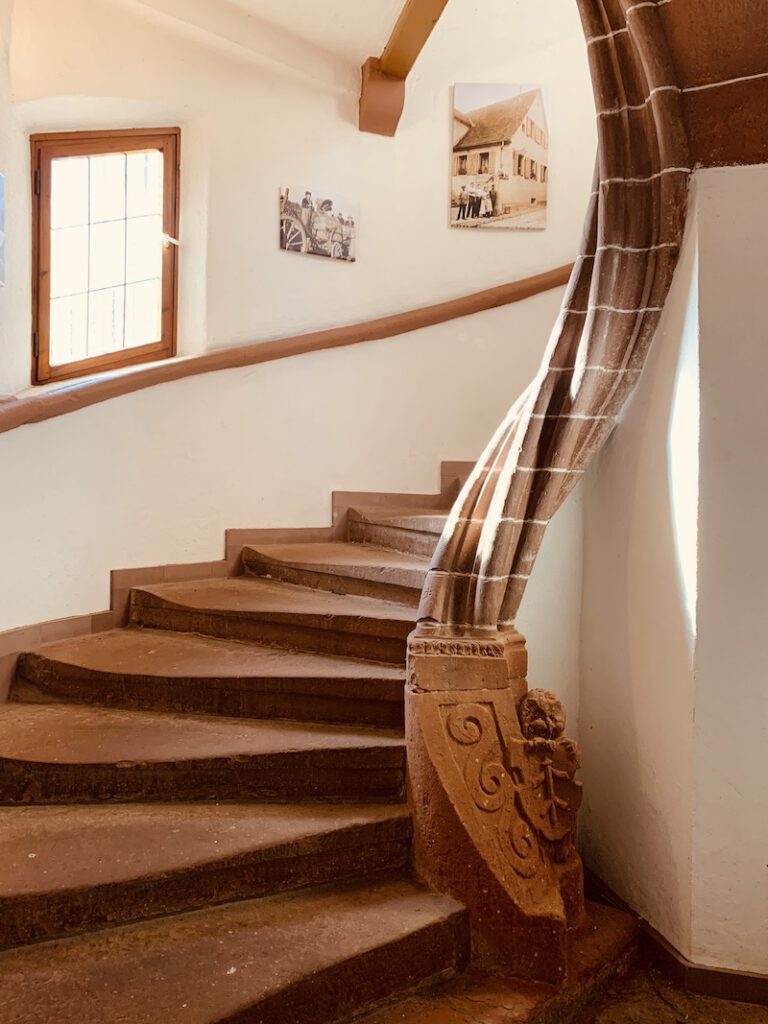 Das Treppenhaus von 1608 im Alten Rathaus